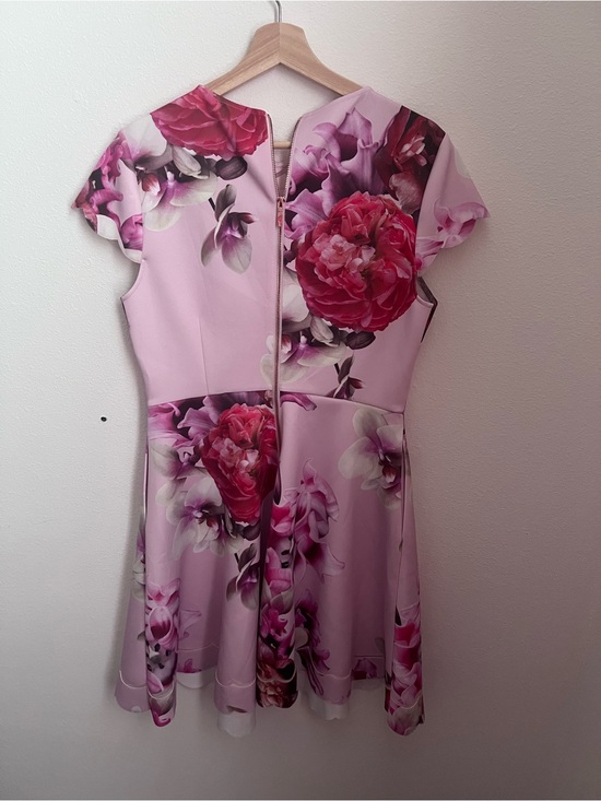 Ted Baker Dresses & Skirts - Ted Baker Pink Floral Fit-and-Flare Dress